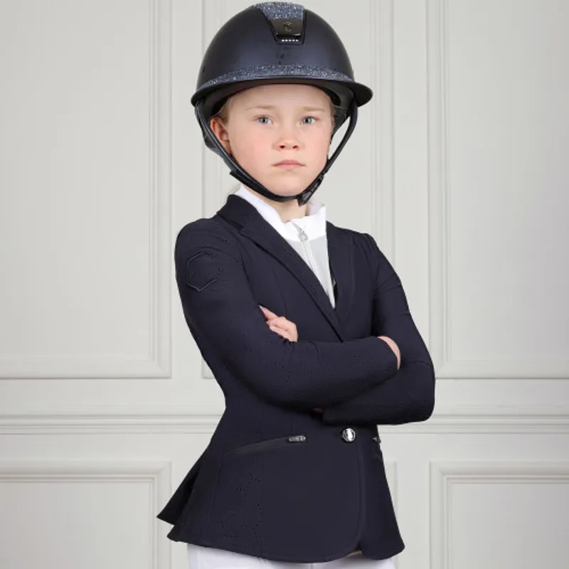 Coldstream Next Generation Oxnam Competition Show Jacket in Navy-3