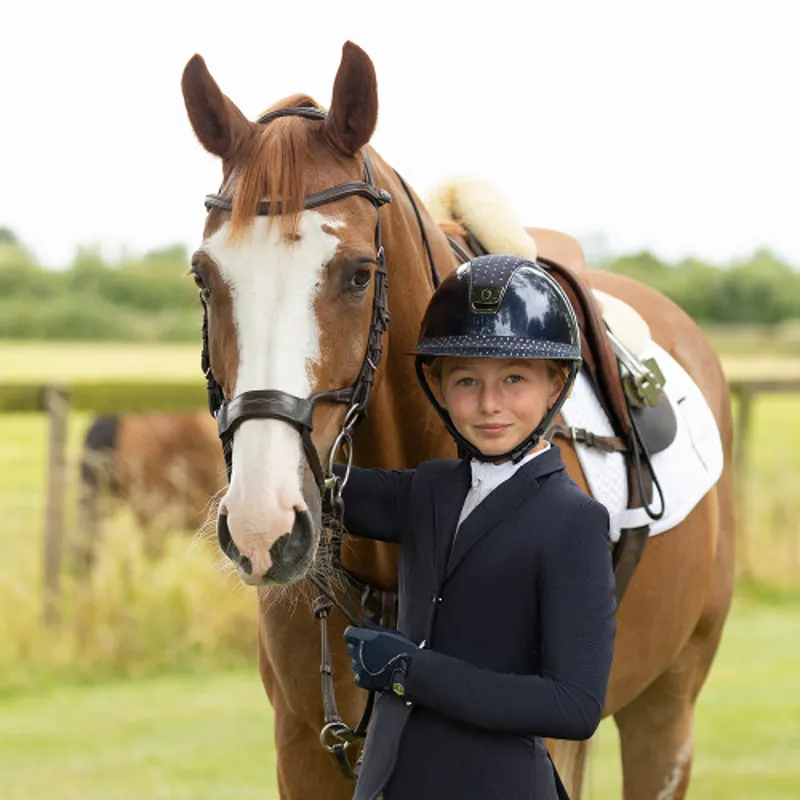 Coldstream Next Generation Oxnam Competition Show Jacket in Navy-1