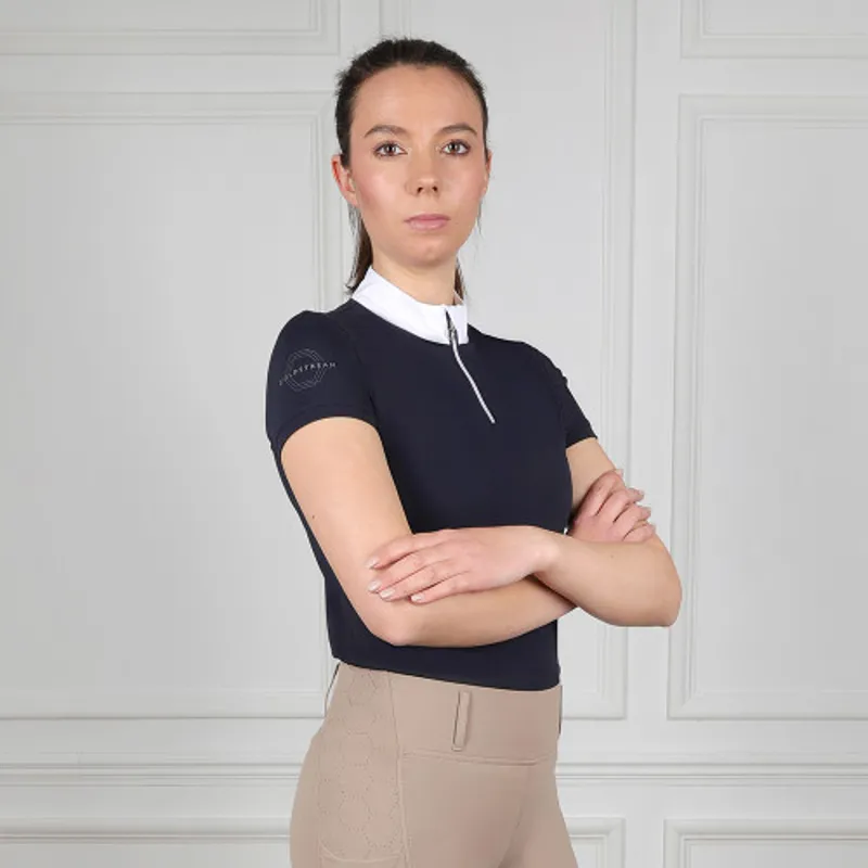 Coldstream Oxnam Competition Show Shirt - Navy