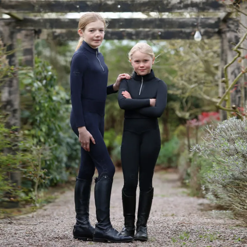 Coldstream Next Generation Ecclaw Elite Compression Riding Tights in Navy