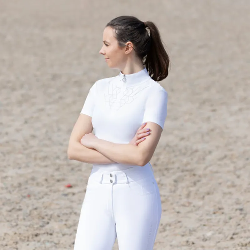 Coldstream Ledmore Diamante Breeches in White