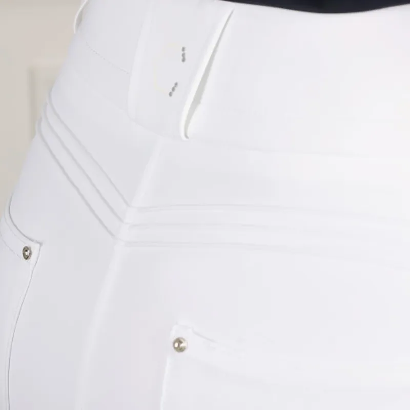 Coldstream Ledmore Diamante Breeches in White-7