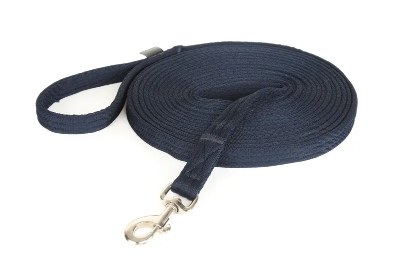 Cushion Web Lunge Line Navy 8m/26' long