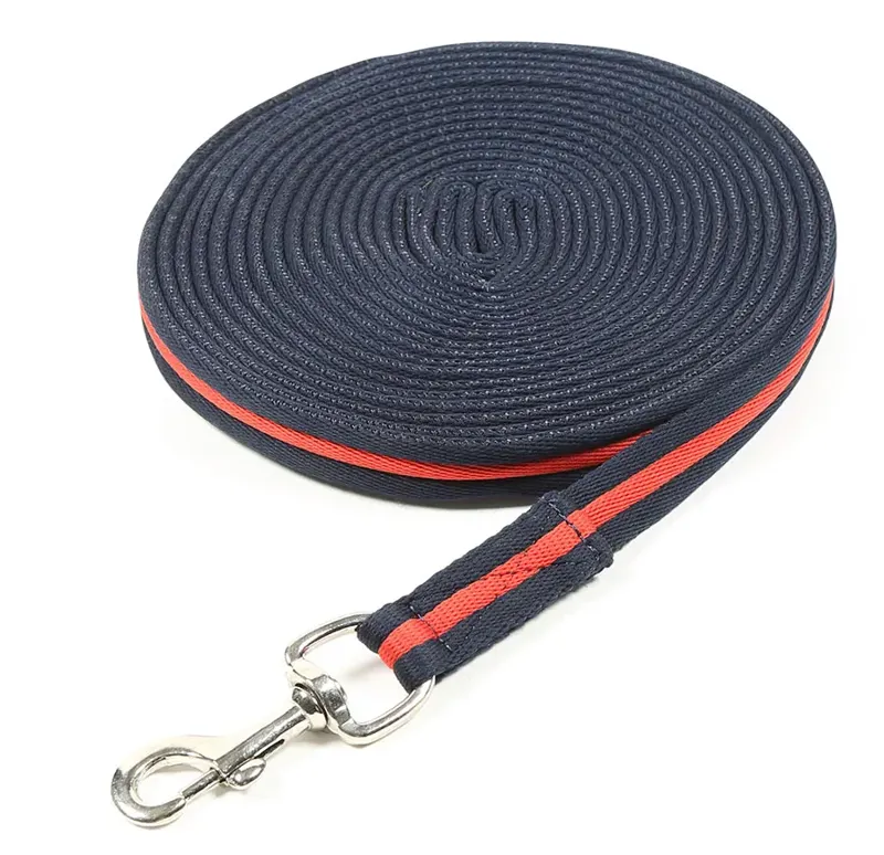 ARMA Cushion Web Lunge Line Navy/Red 8m/26' long