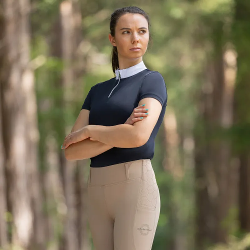 Coldstream Oxnam Competition Riding Tights - Taupe