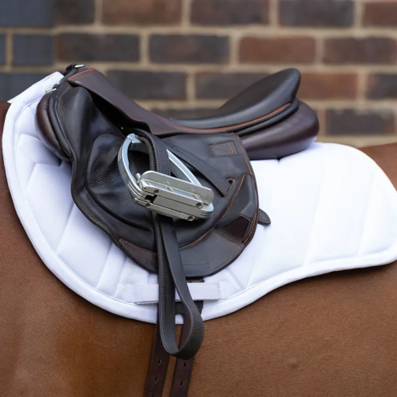 Coldstream Edrom Close Contact Saddle Pad in White