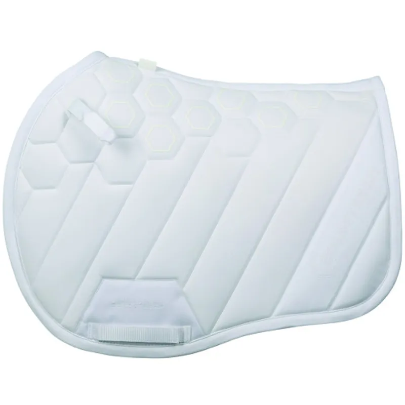Coldstream Edrom Close Contact Saddle Pad in White-3