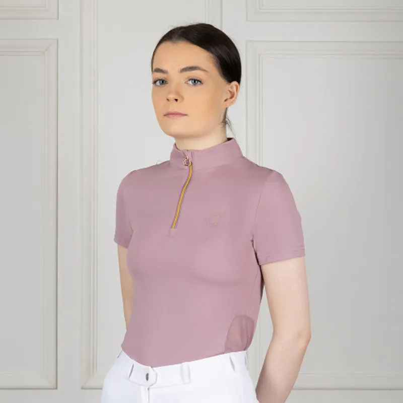 Coldstream Coldingham Short Sleeve Base Layer in Blush Pink