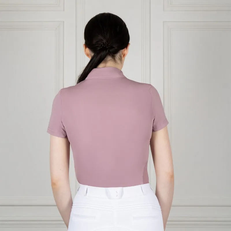 Coldstream Coldingham Short Sleeve Base Layer in Blush Pink-2