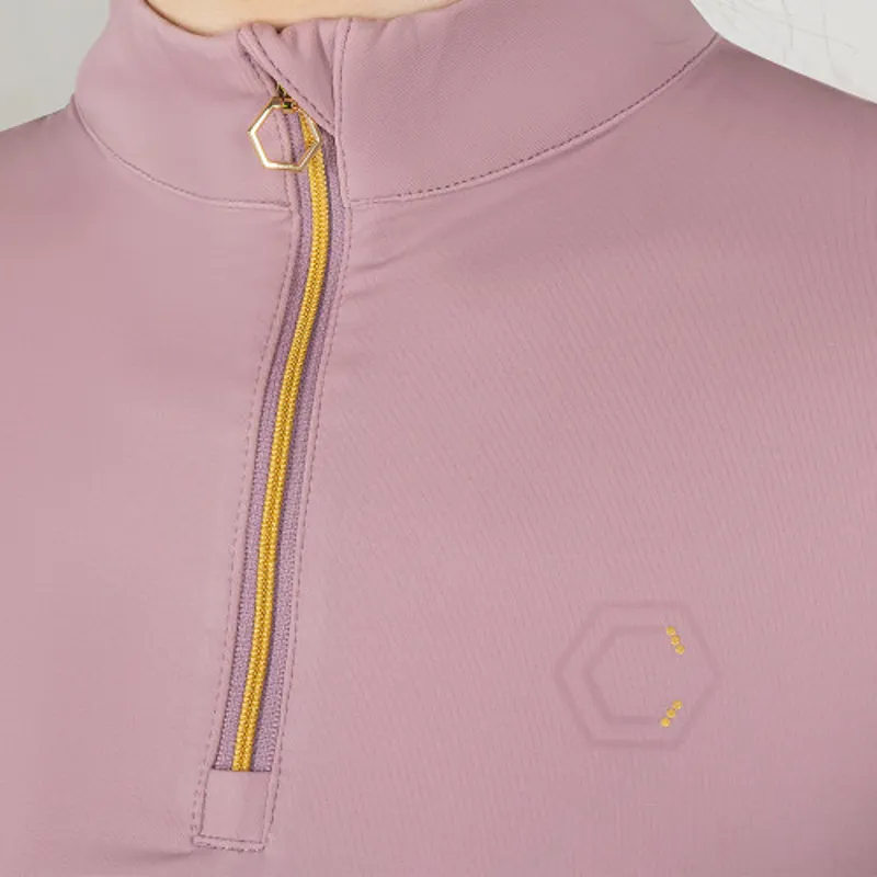 Coldstream Coldingham Short Sleeve Base Layer in Blush Pink-3