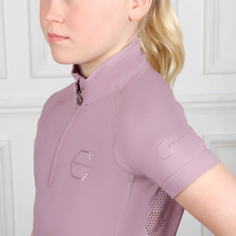 Coldstream Next Generation Midlem Short Sleeve Base Layer in Dusky Pink-3