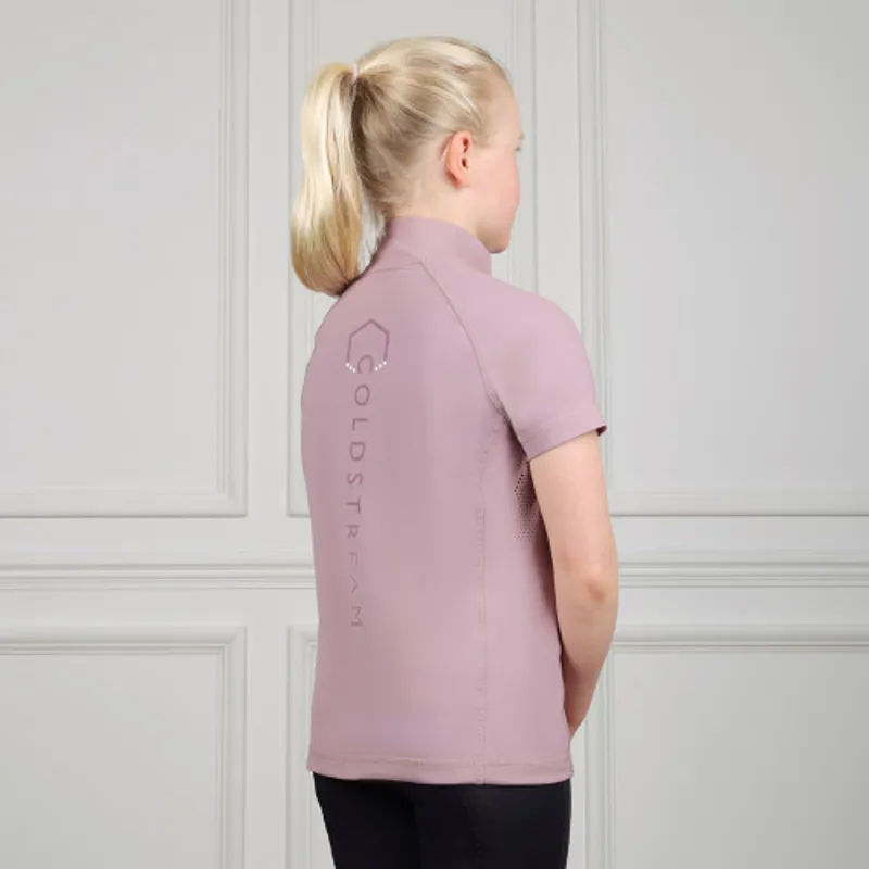 Coldstream Next Generation Midlem Short Sleeve Base Layer in Dusky Pink-2
