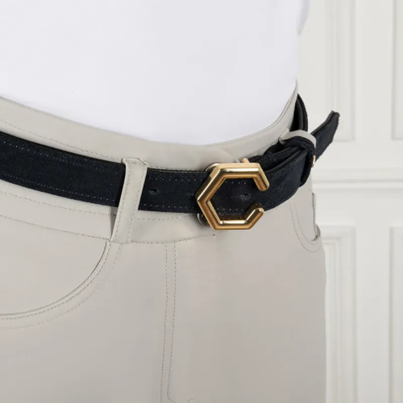 Coldstream Roxburgh Suede Belt - Navy -2