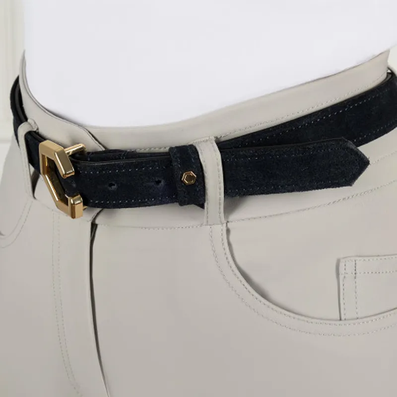 Coldstream Roxburgh Suede Belt - Navy -1