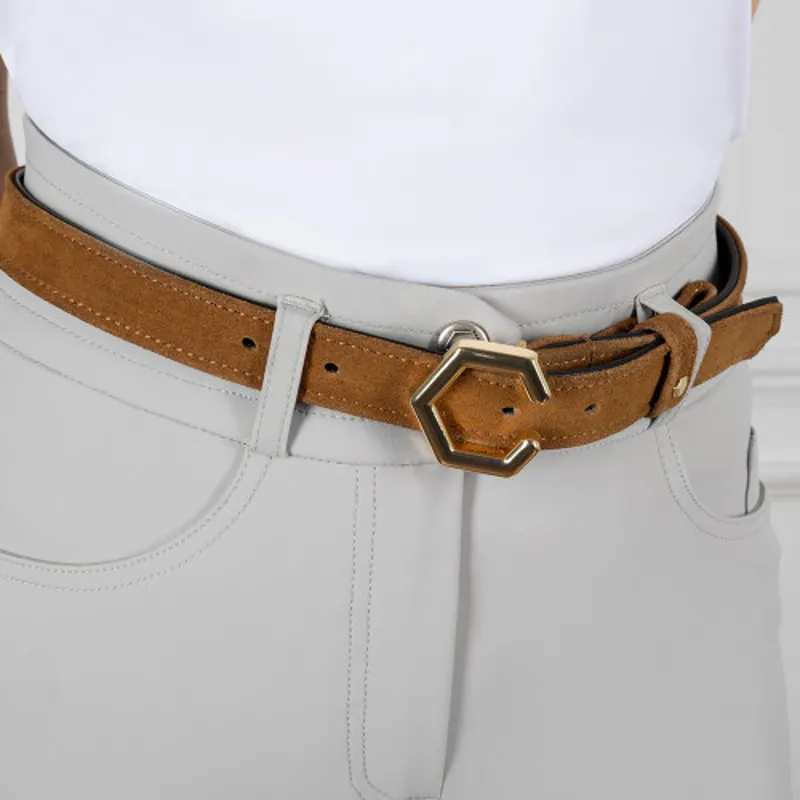 Coldstream Roxburgh Suede Belt - Tan -1