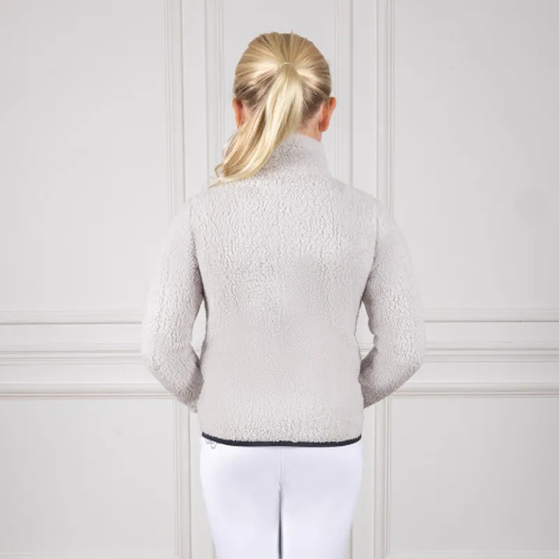 Coldstream Next Generation Millfield Teddy Fleece in Frosted Steel-2