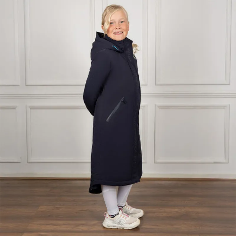 Coldstream Next Generation Maxton Long Waterproof Coat in Navy-1