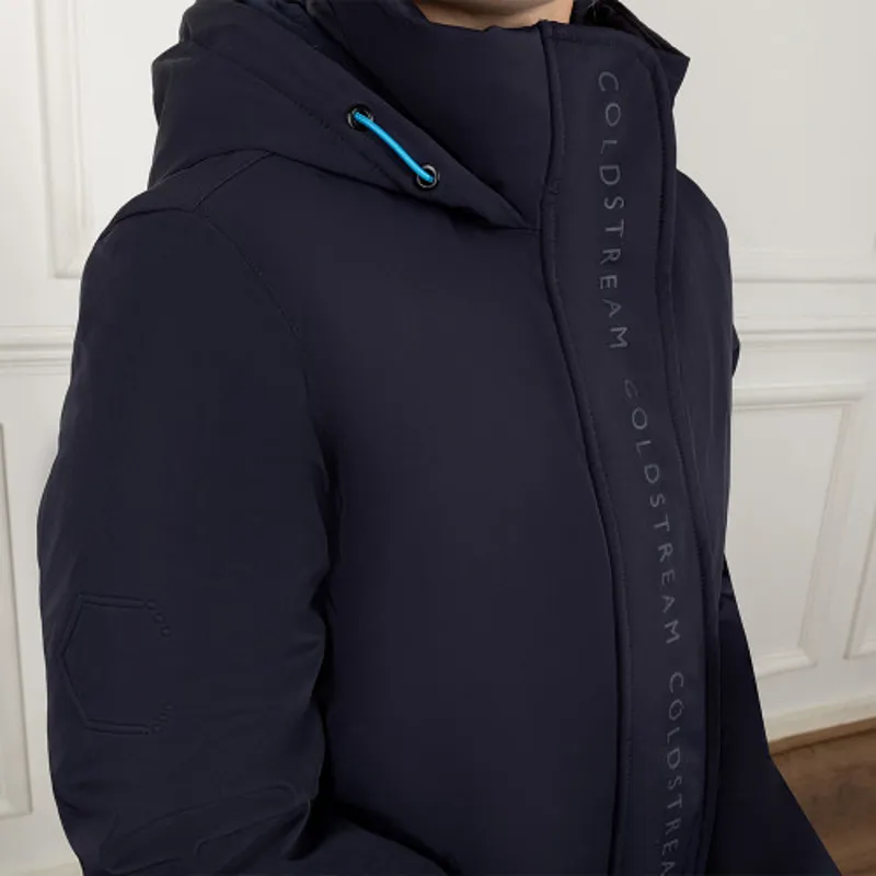 Coldstream Next Generation Maxton Long Waterproof Coat in Navy-3