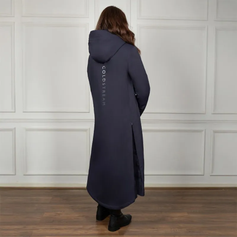 Coldstream Maxton Long Waterproof Coat in Navy-2