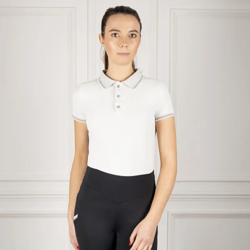 Coldstream Darnick Polo Shirt in Frosted Steel