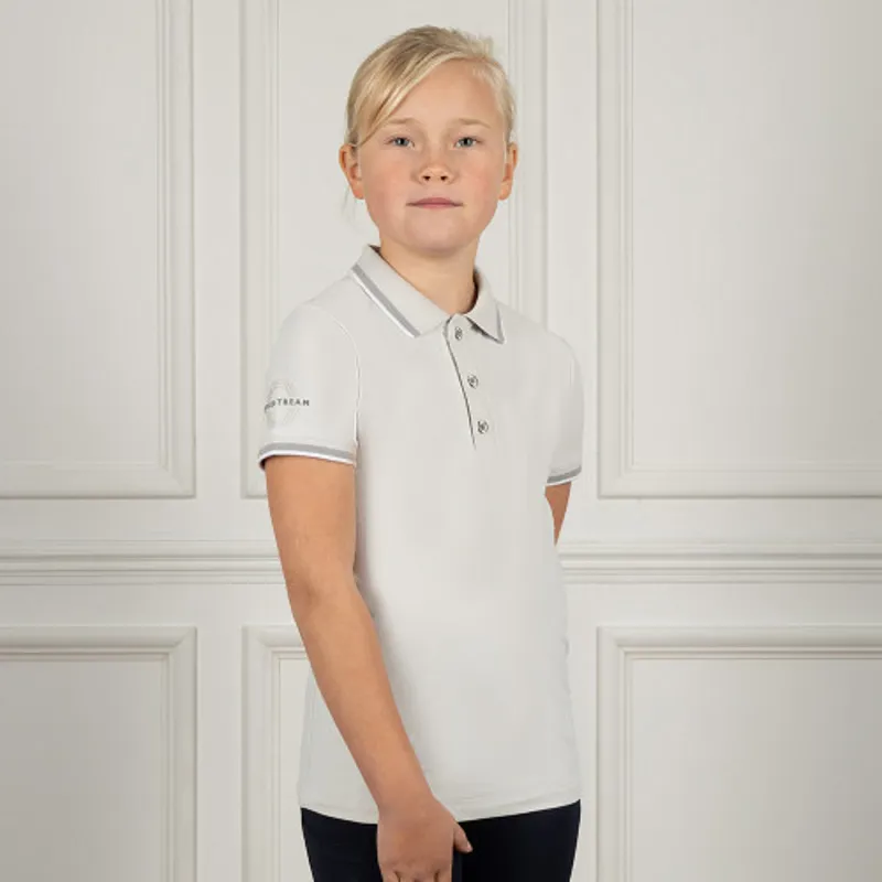 Coldstream Next Generation Darnick Polo Shirt in Frosted Steel