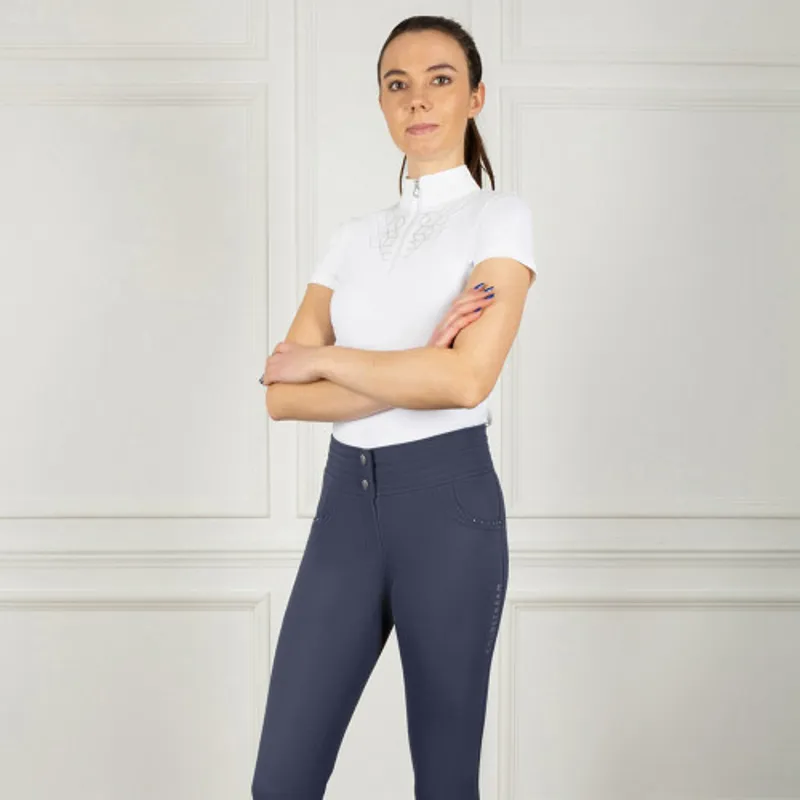 Coldstream Fenham Diamante Breeches in Navy