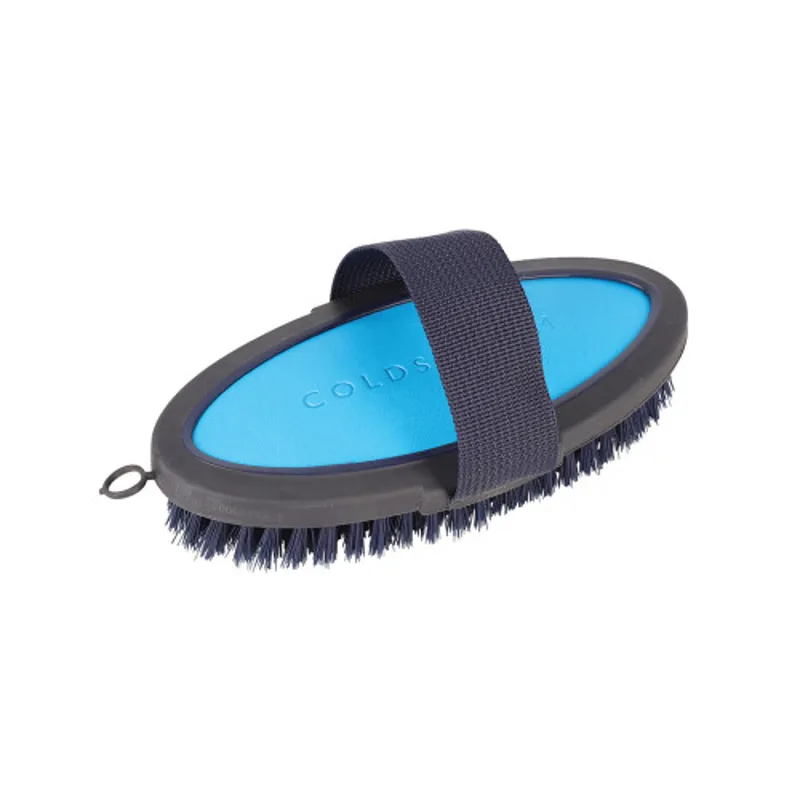 Coldstream Faux Leather Body Brush in Blue