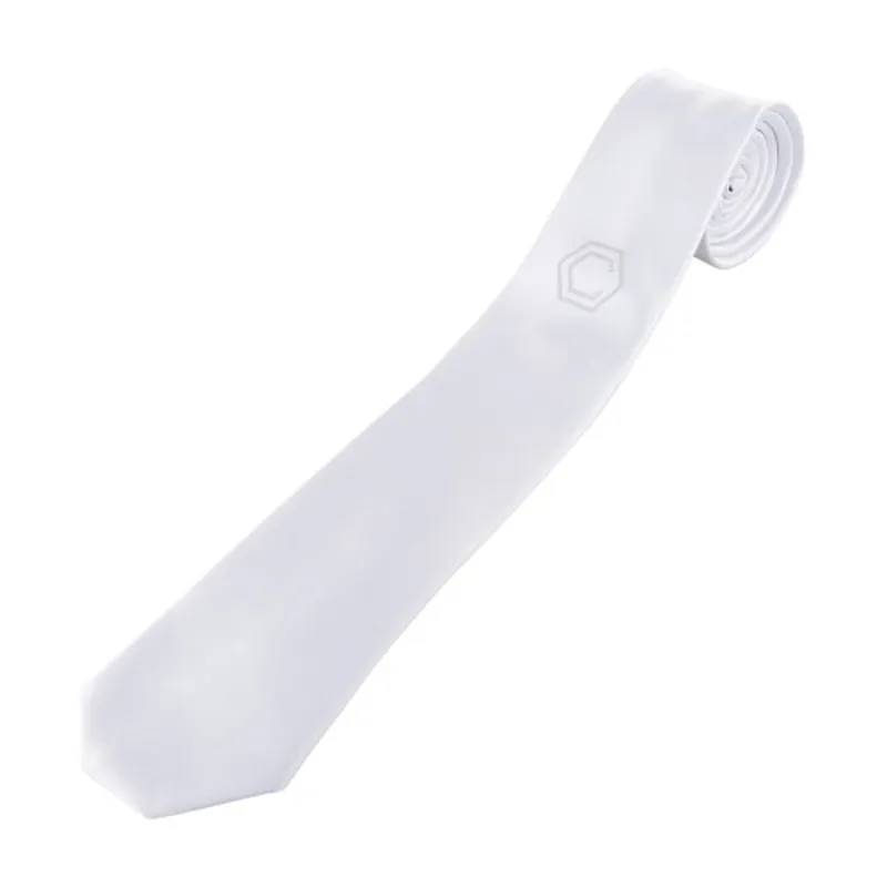 Coldstream Buxley Competition Tie in White - one size