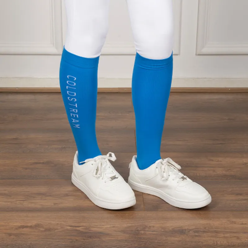 Coldstream Hownam Performance Socks in Blue-1