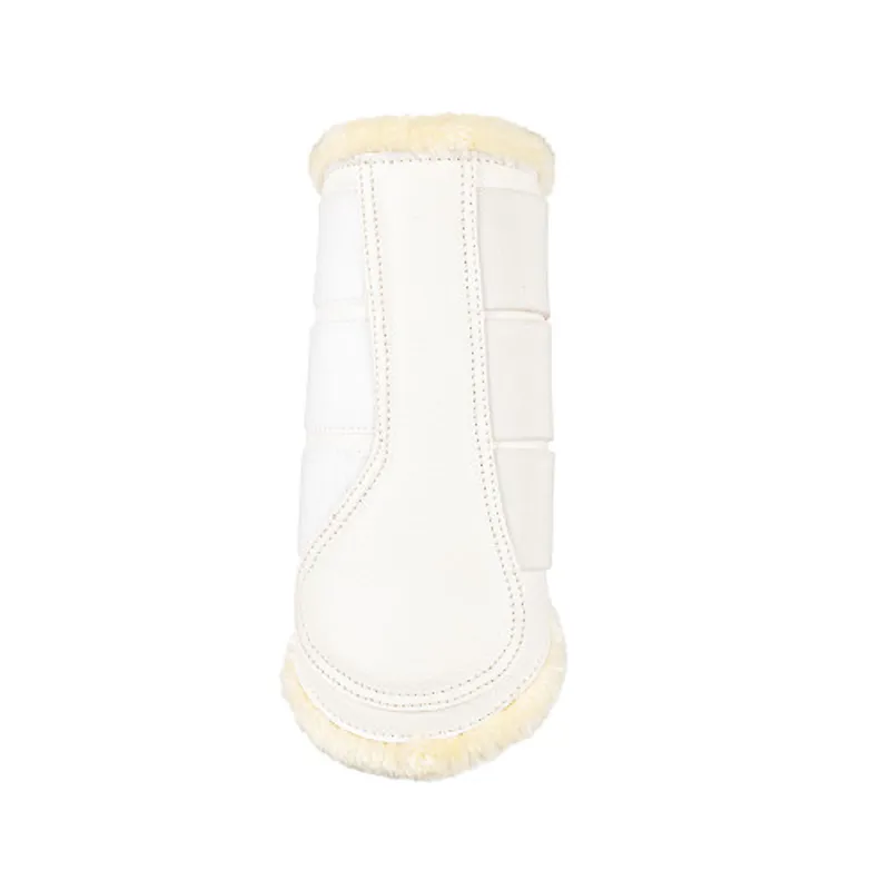 Coldstream Bowden Brushing Boots in White-1