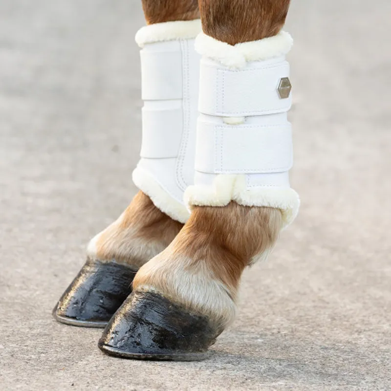 Coldstream Bowden Brushing Boots in White