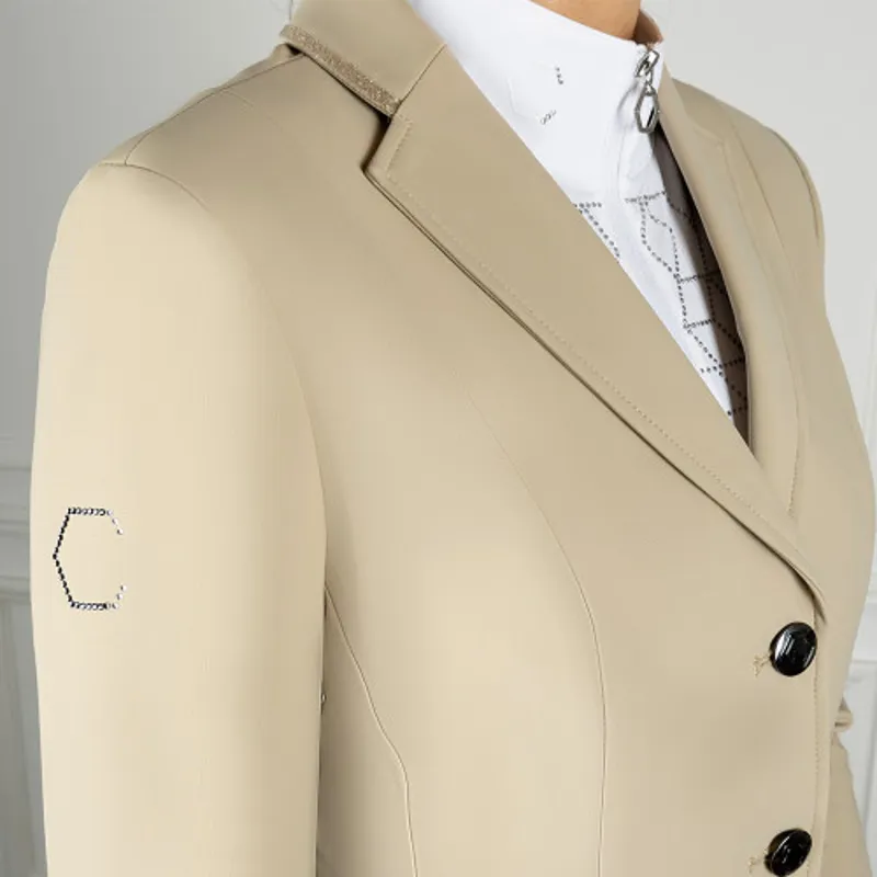 Coldstream Ledmore Diamante Show Jacket in Latte-5