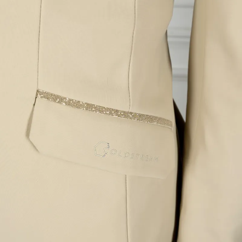 Coldstream Ledmore Diamante Show Jacket in Latte-4