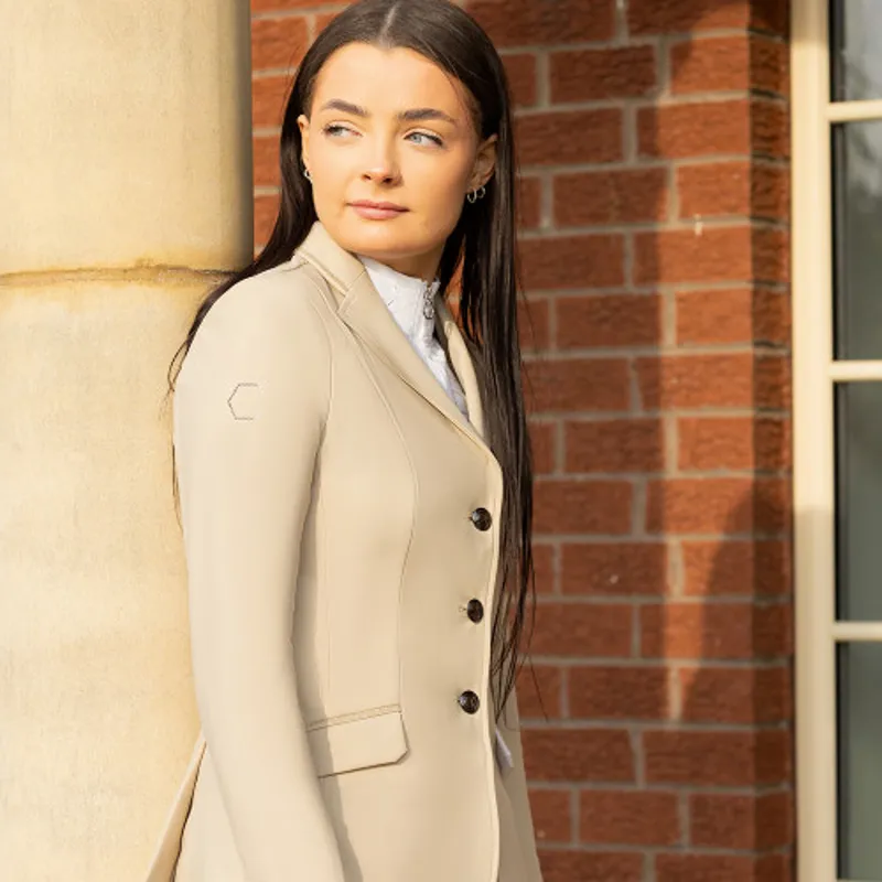 Coldstream Ledmore Diamante Show Jacket in Latte-2