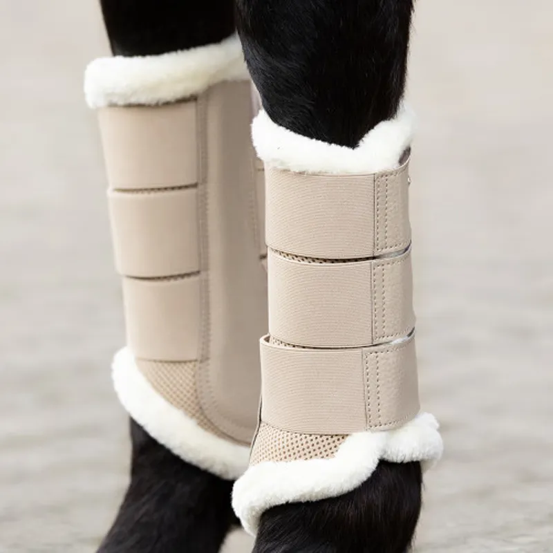 Coldstream Pack Of 2 Gordon C-Flex Air Flow Brushing Boots in Latte-1