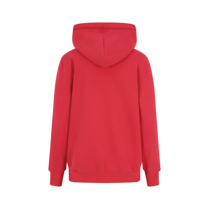 Junior Whoa Horsey Christmas Hoodie Red-2