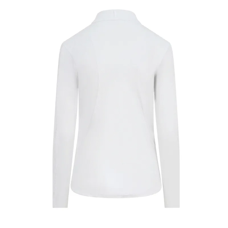 Equetech Natalia Long Sleeve Lace Competition Shirt -4