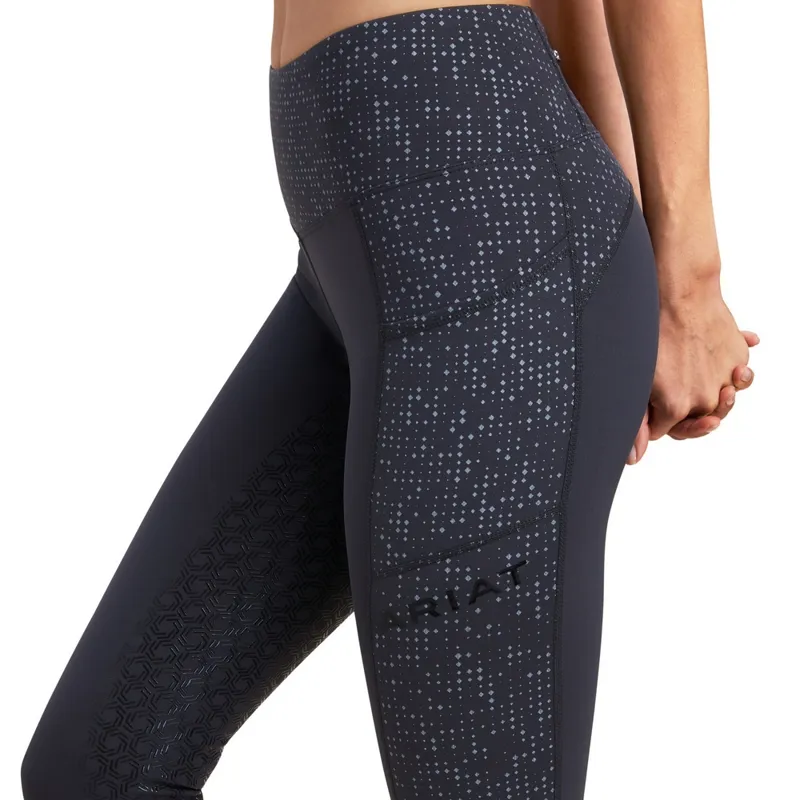 Ariat Women's EOS Lumina Full Seat Riding Tights Ebony-1