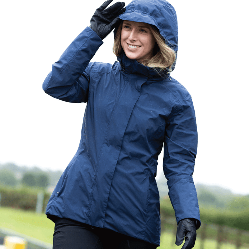 Equetech Equalite Stretch Waterproof Hybrid Jacket - Navy-2
