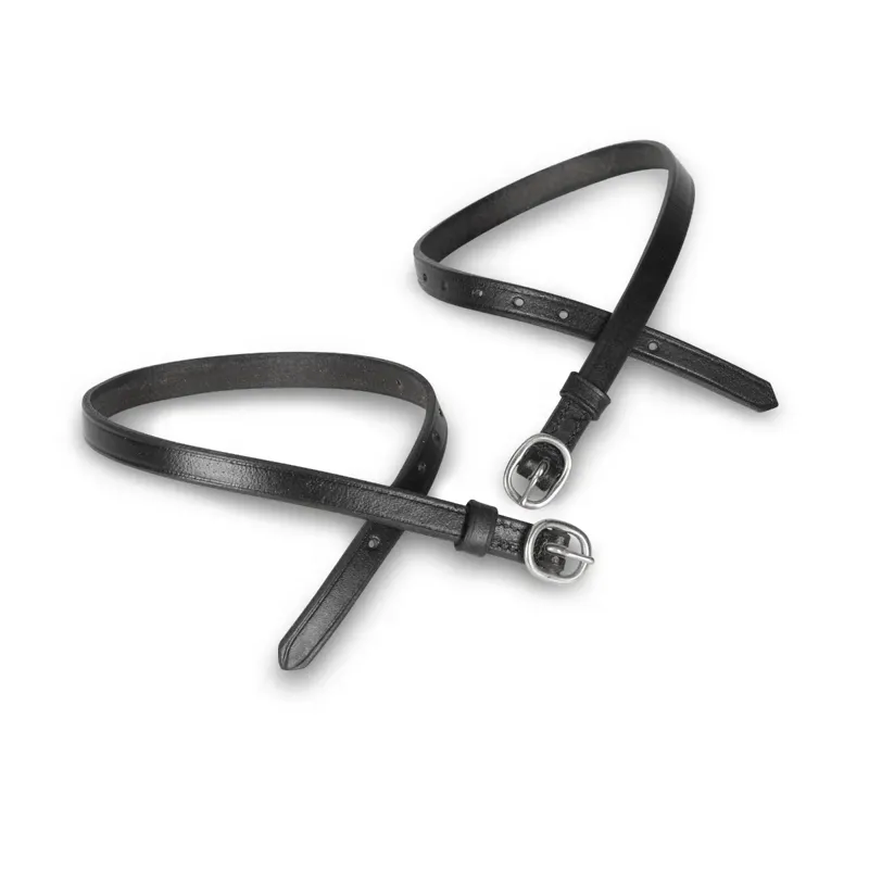 Velociti GARA Leather Spur Straps Black 1/2adult
