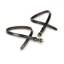 Velociti GARA Leather Spur Straps Havana 1/2Adult
