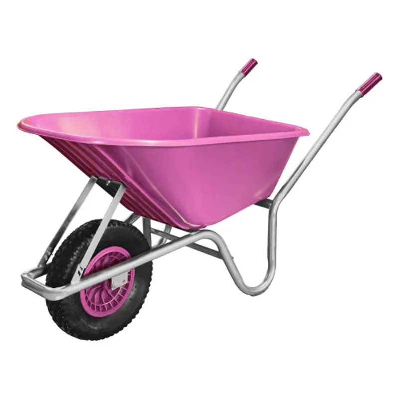 Perrys General Purpose Wheelbarrow Pink - Assembled