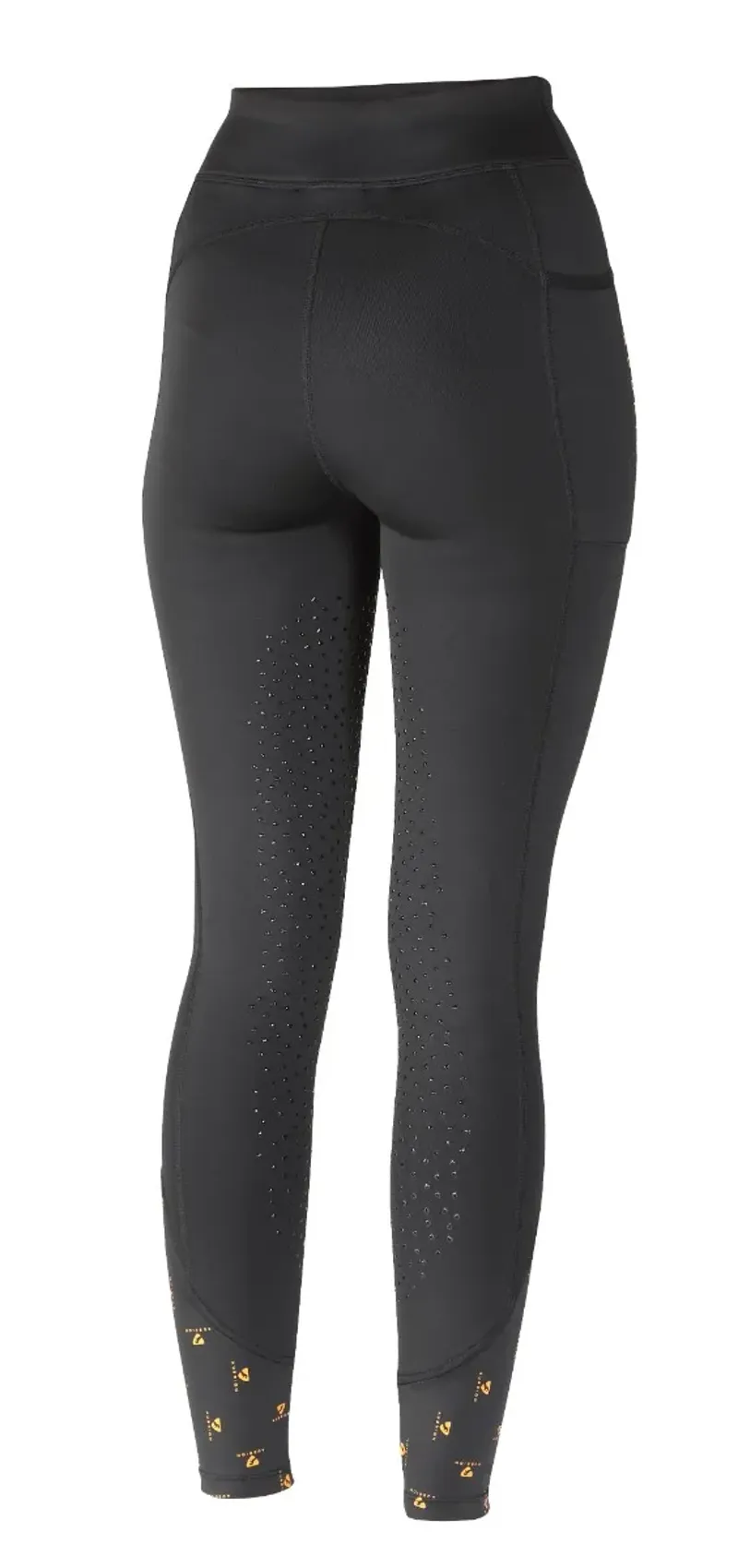 Aubrion Porter Winter Riding Tights - Maids Jet Black-2