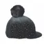 Shires Velvet Sparkle Hat Cover Black