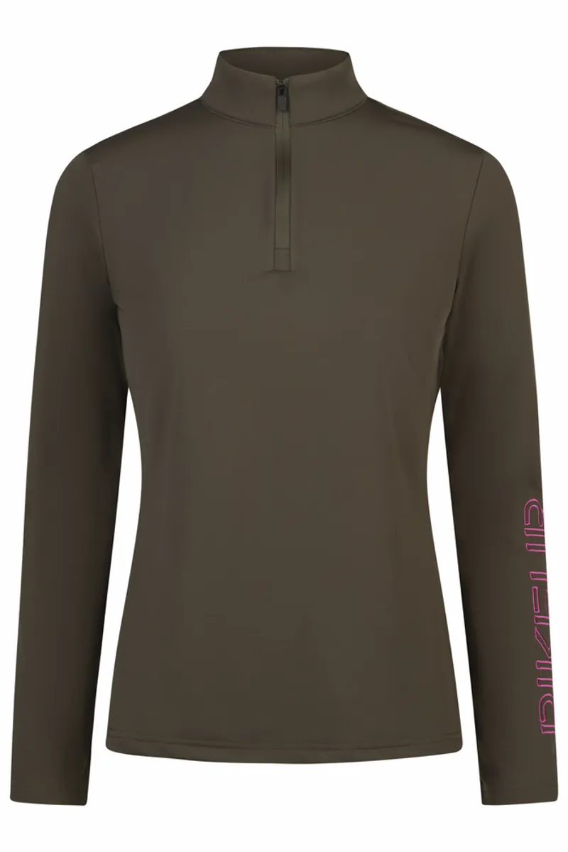 Pikeur Zip Shirt Sporty Deep Khaki