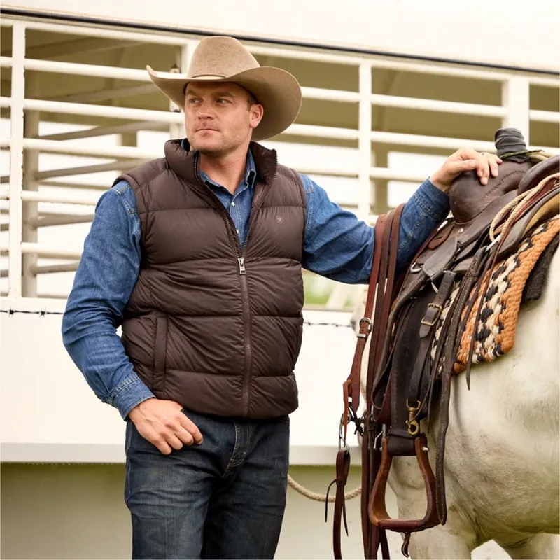Ariat Mens Ultrapuff Down Vest Java