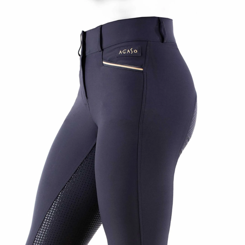 Agaso Equestrian Cambridge Design Breech Navy-3