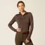 Ariat Gridwork 1/4 Zip Long Sleeve Base Layer Mole Heather