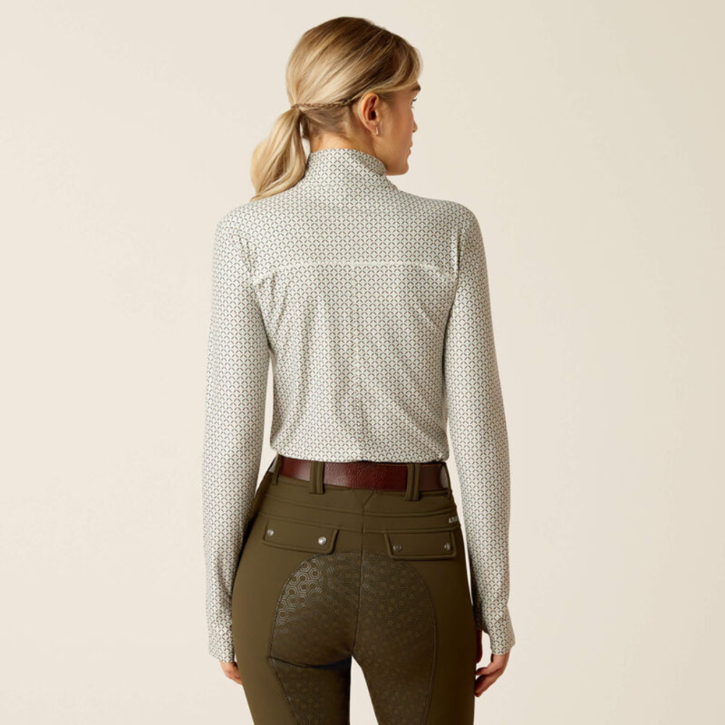 Ariat Lowell 3.0 1/4 Zip Longsleeve Baselayer Deco Geo-1