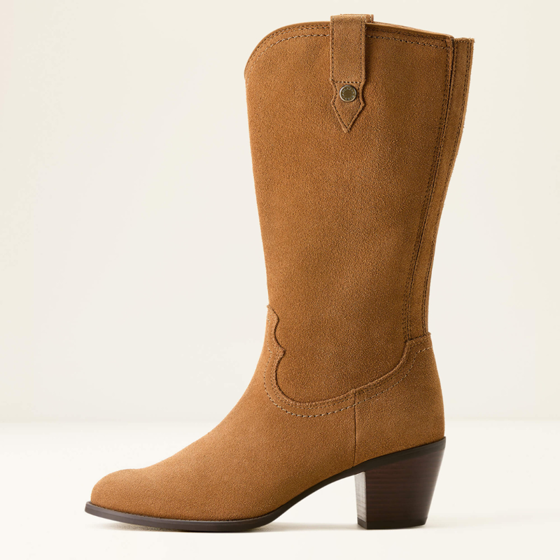 Ariat Womens Addison Caramel Suede Boot-1